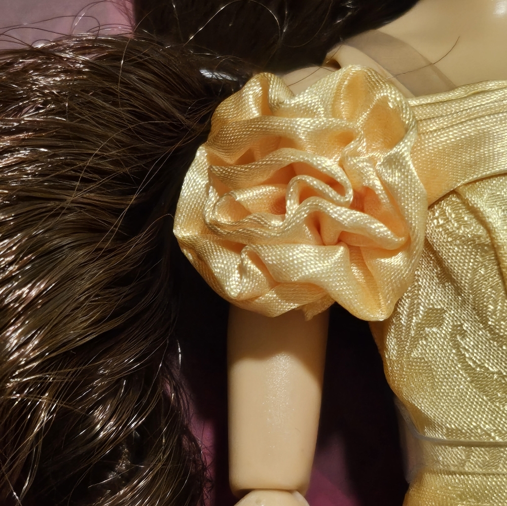 Disney Belle Doll in Yellow Rose Dress - Picture 9 of 10